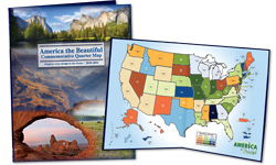 National Park Quarters Display Map 2010-2021