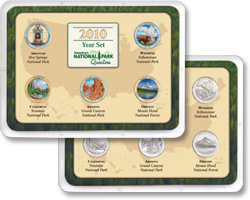 2010 National Park Quarter Year Set