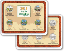 2011 National Park Quarter Year Set